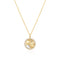 Gold Shiny Sun Star Necklace